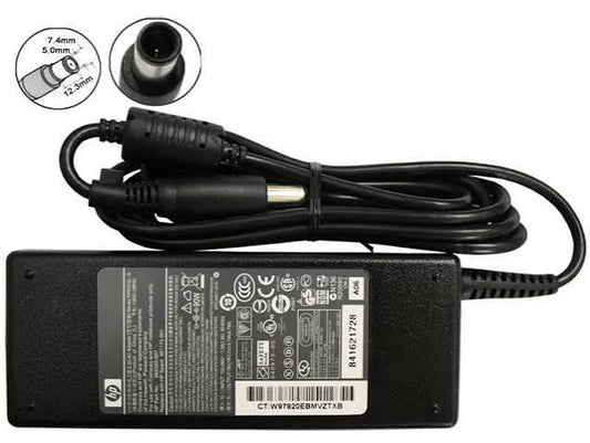 HP Gol Pin Charger — 90W output, round center-pin connector, fully certified & reliable everyday charging.