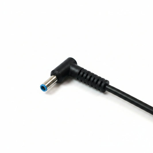 HP Blue-Tip Charger — 4.5×3.0mm connector, angled tip design, reliable everyday charging for HP laptops.