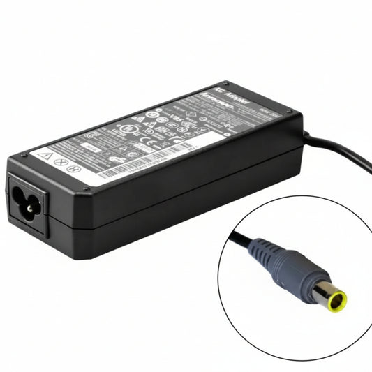 Lenovo Yellow-Tip Charger (Round Pin, 20V 3.25A, 65W)