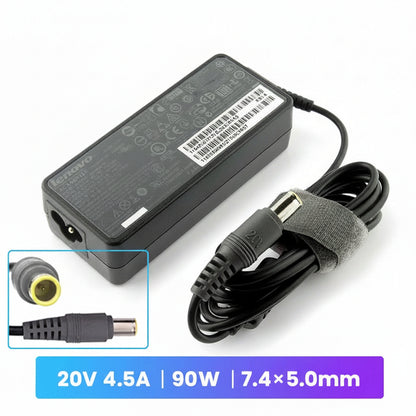 Lenovo Yellow-Tip Charger (Round Pin, 20V 3.25A, 65W)