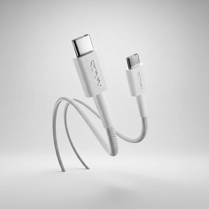 Ronin R-2040 Type-C to Type-C Cable – Braided Fast Charging & Data Sync Cable