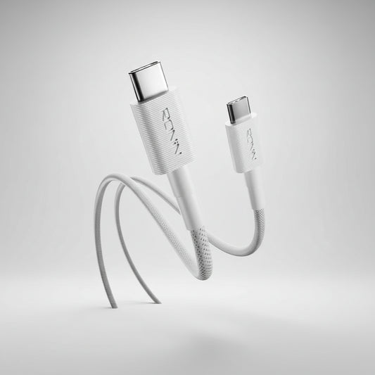 Ronin R-2040 Type-C to Type-C Cable – Braided Fast Charging & Data Sync Cable