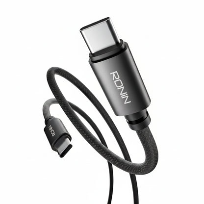 Ronin R-2050 Type-C to Type-C Cable – 240W Fast Charging, 2m Braided Cable