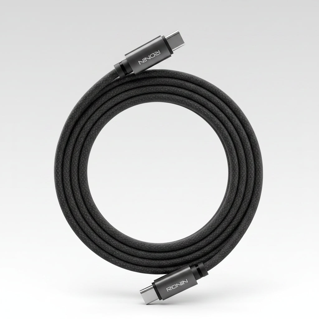Ronin R-2050 Type-C to Type-C Cable – 240W Fast Charging, 2m Braided Cable