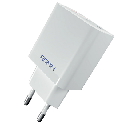 Ronin Voltedge R-6055 Auto Charger – Multi-Device Fast Charging Wall Adapter with Auto ID