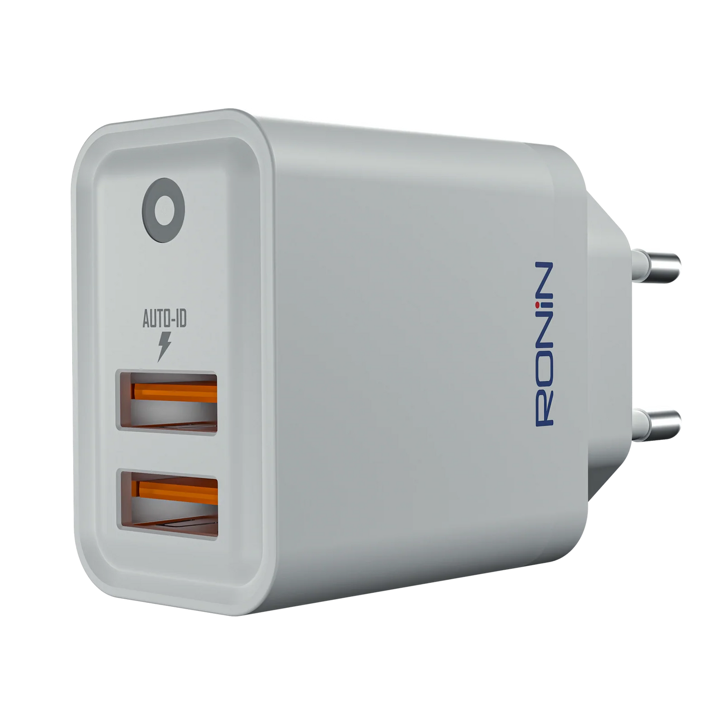 Ronin Voltedge R-6055 Auto Charger – Multi-Device Fast Charging Wall Adapter with Auto ID