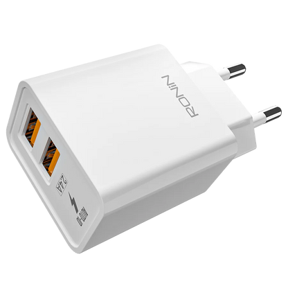 Encore Charger  2.4 Ampere charger with Cable | 2.4 Ampere USB Ports
