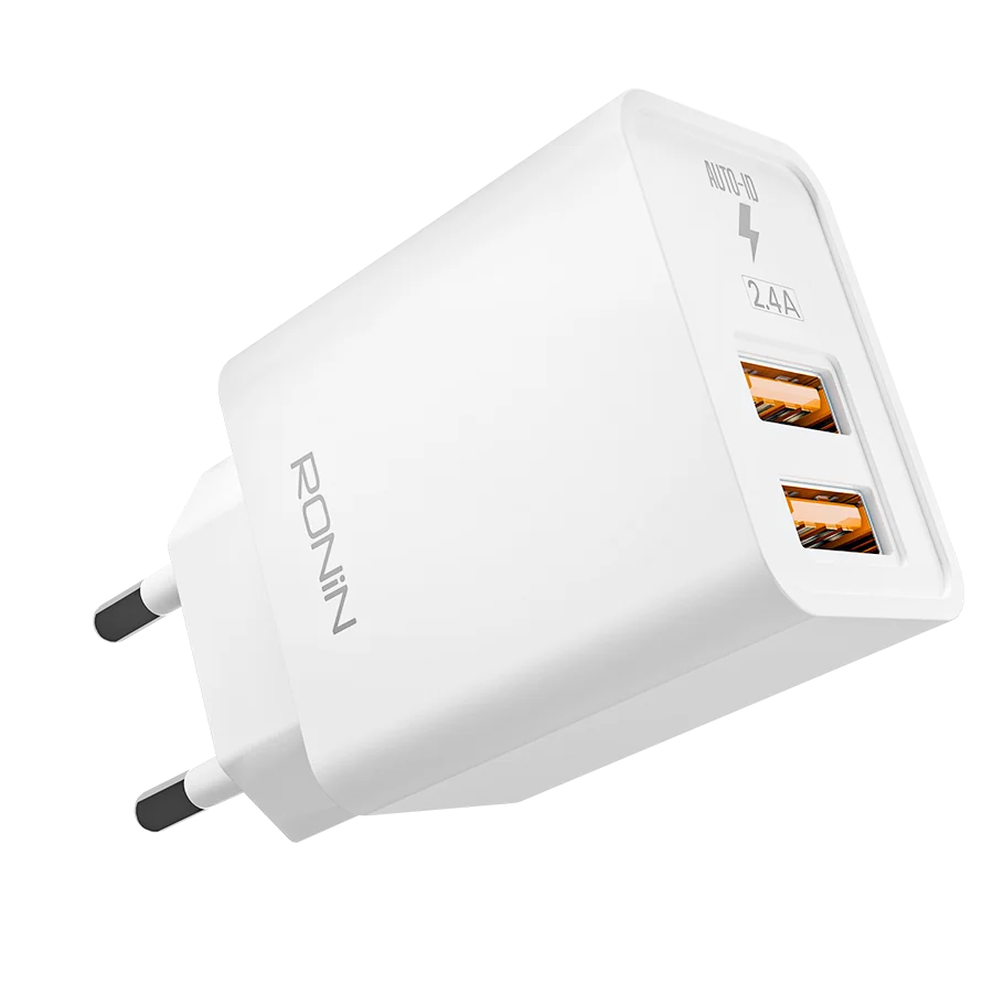 Encore Charger  2.4 Ampere charger with Cable | 2.4 Ampere USB Ports