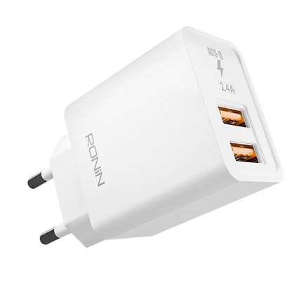 Encore Charger  2.4 Ampere charger with Cable | 2.4 Ampere USB Ports