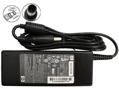 HP Gol Pin Charger — 90W output, round center-pin connector, fully certified & reliable everyday charging.