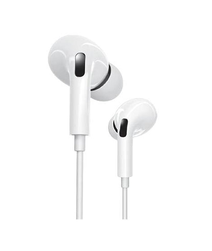 Audionic Max Pro 5 Stereo Earphones with 3.5mm jack, HD microphone, tangle-free cable, and high-performance sound for everyday listening.
