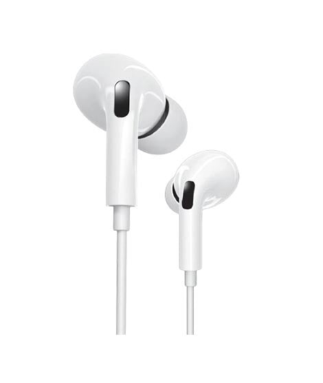 Audionic Max Pro 5 Stereo Earphones with 3.5mm jack, HD microphone, tangle-free cable, and high-performance sound for everyday listening.